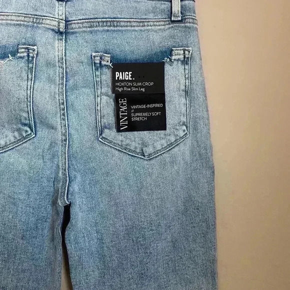 Anthropologie‎ Paige Hoxton Ultra High-Rise Slim Jeans Size 29 - Picture 14 of 16